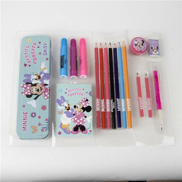 Stationery Set Minnie Mouse Pink