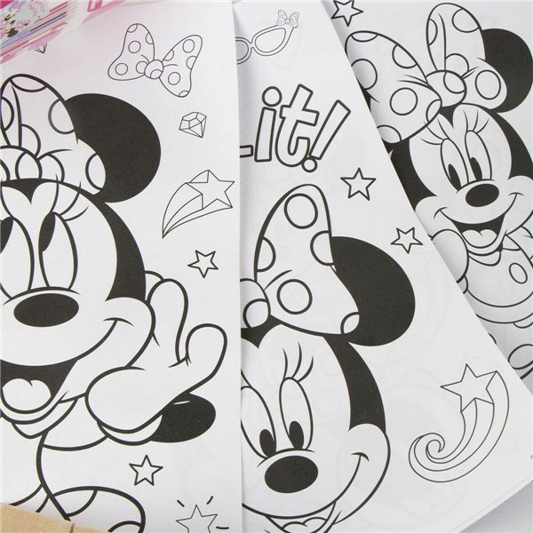 Stationery Set Minnie Mouse Pink