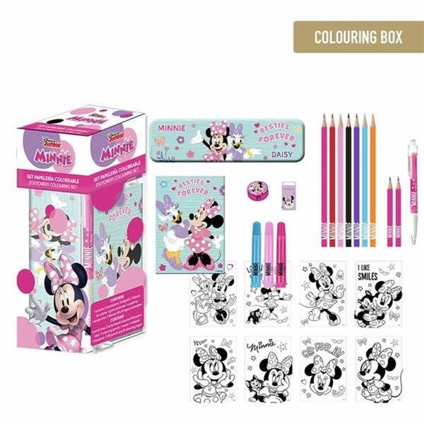 Stationery Set Minnie Mouse Pink