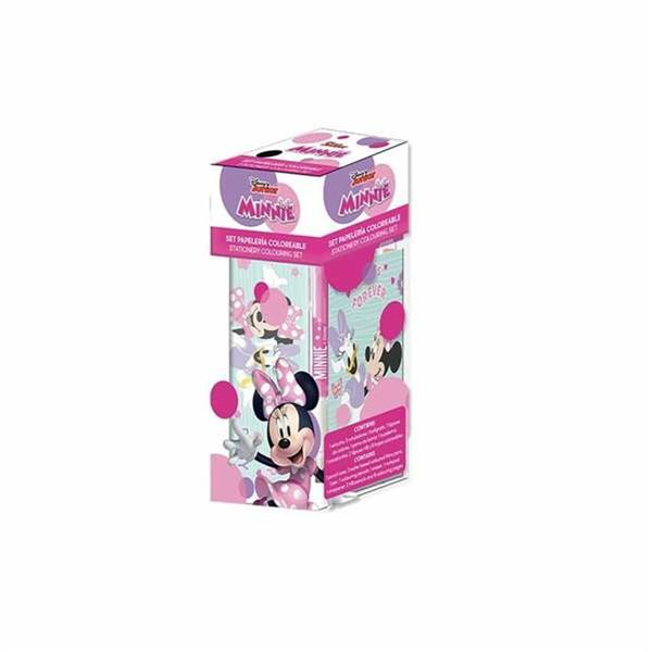 Stationery Set Minnie Mouse Pink