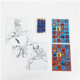 Pictures to colour in Spider-Man