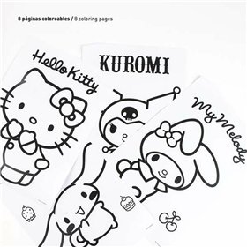 Drawing Set Hello Kitty White