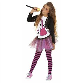 Costume for Children Rubies Pop Star 8-10 Years Black