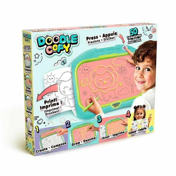 2 in 1 Board Canal Toys Doodle Copy Blue Plastic 40 x 33 x 6 cm