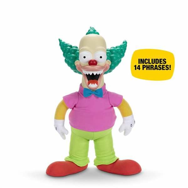 Soft toy with sounds The Simpsons Krusty Polyester PVC