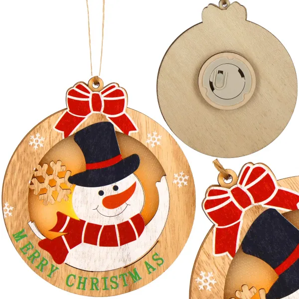 Christmas Tree Decoration Springos CA1283, 9.5 x 10.5 cm