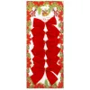 Christmas bows Springos CA1310, 9.5 x 7.5 cm, 6 pcs.
