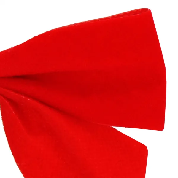 Christmas bows Springos CA1310, 9.5 x 7.5 cm, 6 pcs.