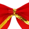Christmas bows Springos CA1310, 9.5 x 7.5 cm, 6 pcs.