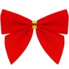 Christmas bows Springos CA1310, 9.5 x 7.5 cm, 6 pcs.