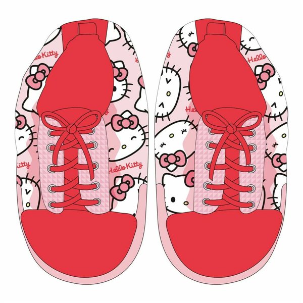 House Slippers Hello Kitty Red
