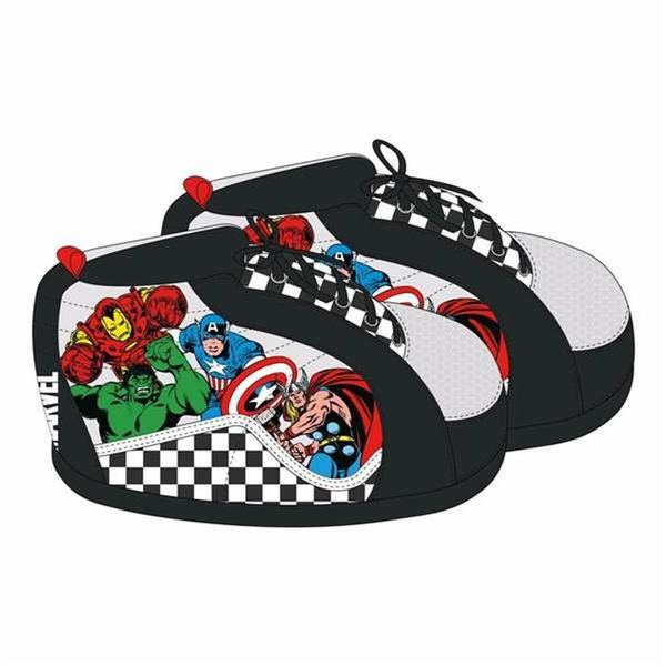 House Slippers Marvel Black