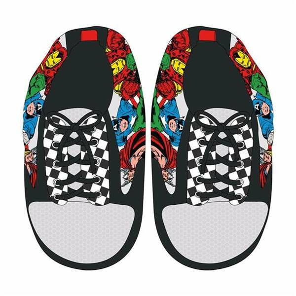 House Slippers Marvel Black