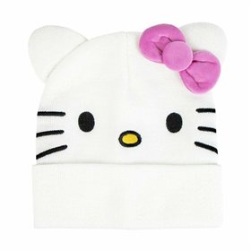 Child Hat Hello Kitty White