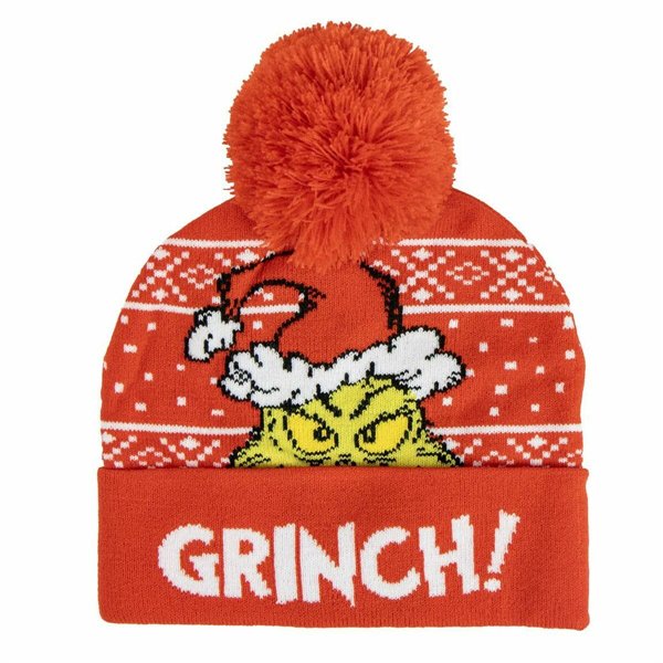 Child Hat The Grinch Red