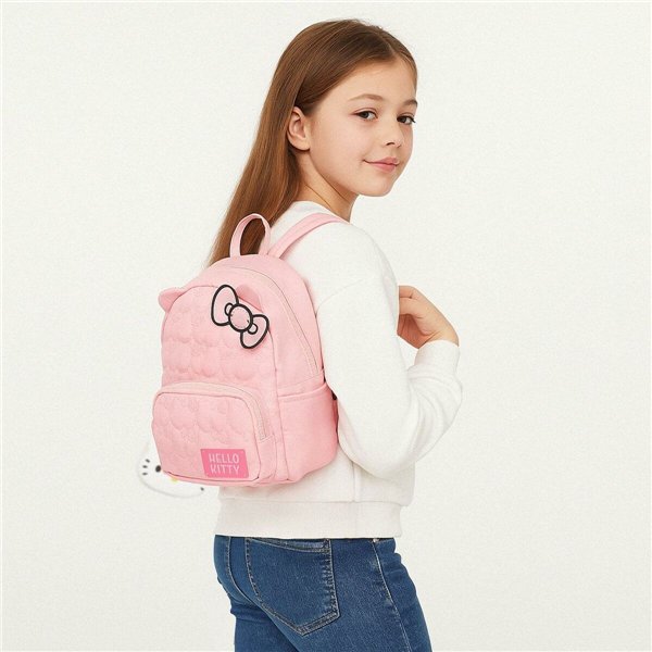 School Bag Hello Kitty Pink